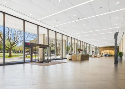 Lobby inside Burnett Plaza